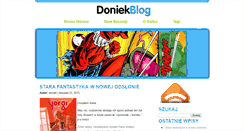Desktop Screenshot of doniek.pl