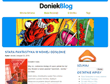 Tablet Screenshot of doniek.pl